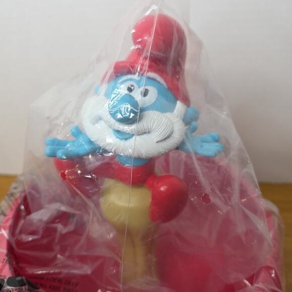 Smurfs Movie 2025 Regal Cinema Popcorn Bucket Papa Smurf Mushroom NEW & SEALED! - Picture 2 of 9